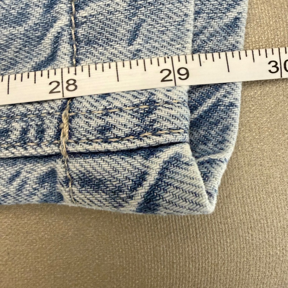 Gap Baggy Easy Jean Light Indigo Wide Leg Elastic Waist Denim Pants Womens L - Picture 9 of 11